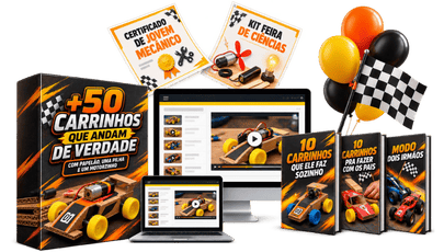 Garagem do Inventor — 50 carrinhos que andam de verdade